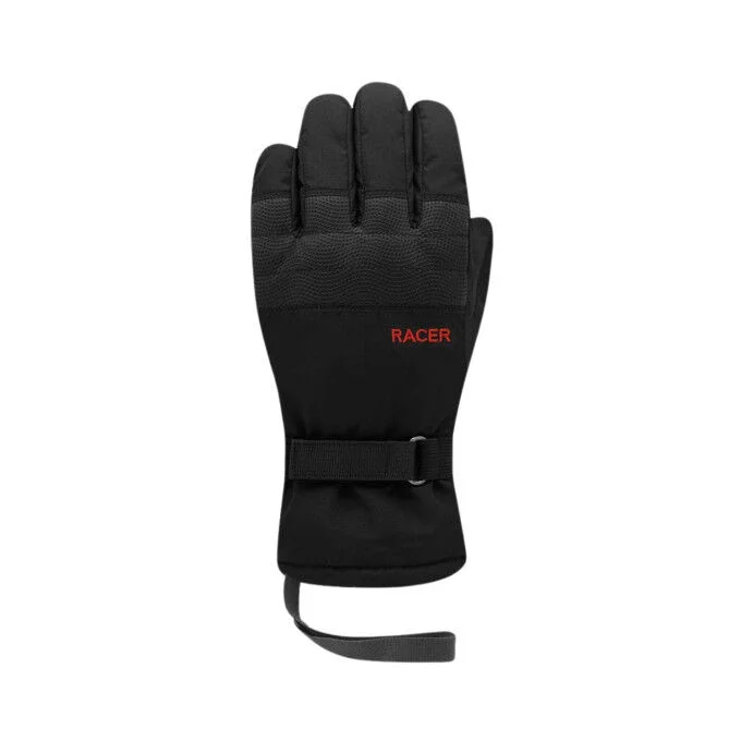 Gants de ski mixte Racer Easy – Black/Black
