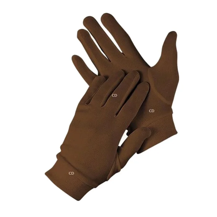 Gants En Soie Homme Verney Carron Calor Marron