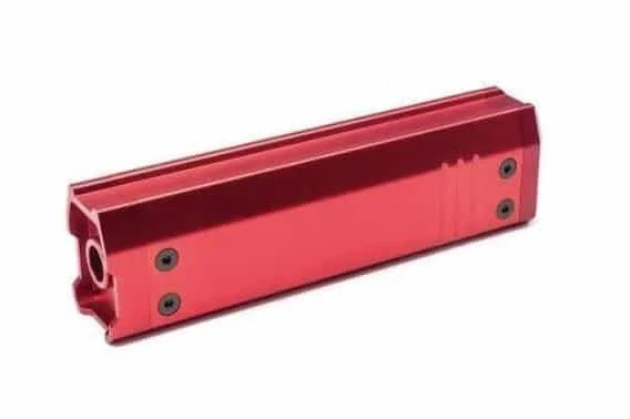 GARDE MAIN SILENCIEUX ROUGE LONG 130MM
