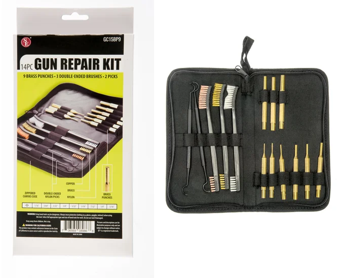 GC15BP9 – set de brosses/chasse goupilles/grattoires