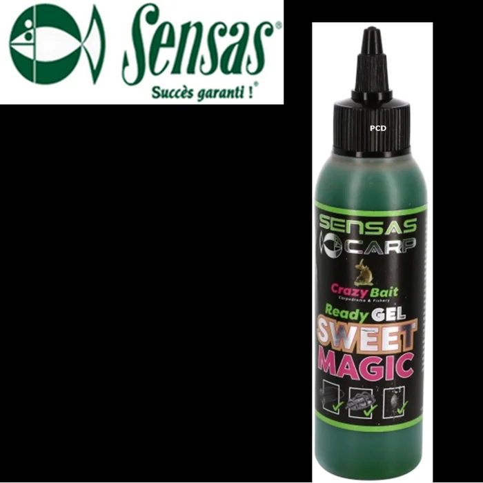 GEL ATTRACTANT SENSAS READY GEL CRAZY BAIT MAGIC FRUITY 115ML