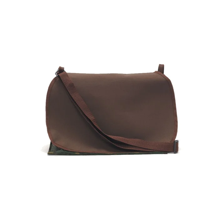 Gibecière cuir et toile