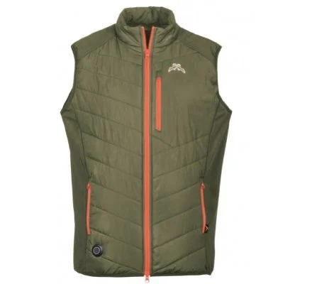 Gilet chauffant Hybrid kaki VERNEY CARRON