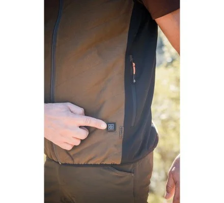 Gilet chauffant PRESTIGE marron SOMLYS – Image 2