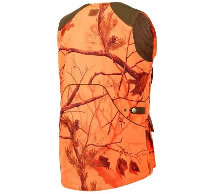 Gilet de chasse femme camo orange Milano Stagunt – Image 2