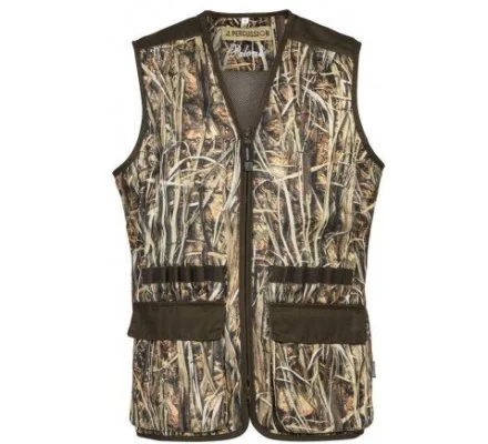 Gilet de chasse sans manches Palombe GhostCamo Wet&Colors PERCUSSION
