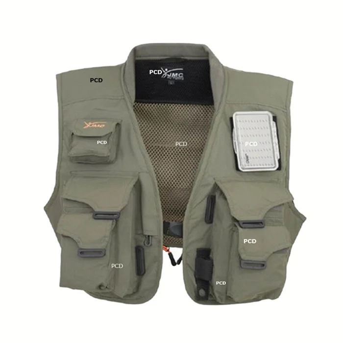 Gilet De Pêche Jmc Vertige Olive