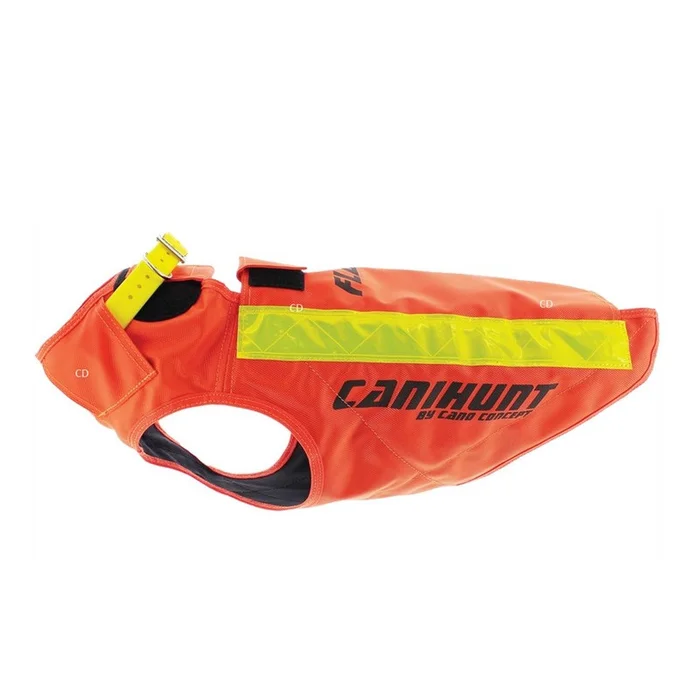 Gilet De Signalisation Canihunt Orange Flash V2