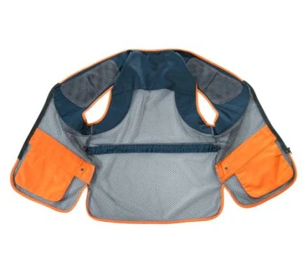 Gilet de tir ball-trap unisexe Full Mesh bleu /orange BERETTA – Image 3