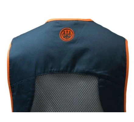 Gilet de tir ball-trap unisexe Full Mesh bleu /orange BERETTA – Image 4