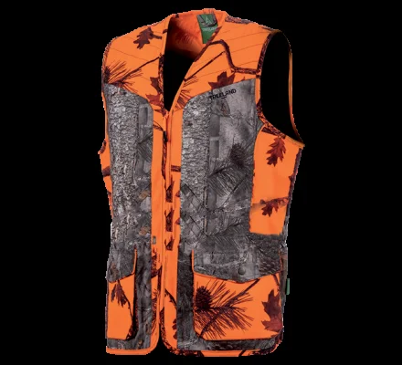 Gilet enfant orange camo TREELAND