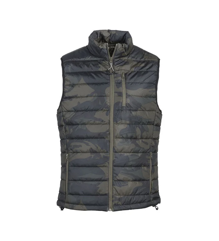 Gilet matelasse camo trek