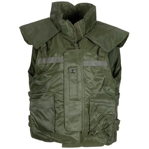 Gilet pare-balles italien AP94, avec charges d’armure souples en kevlar, vert olive