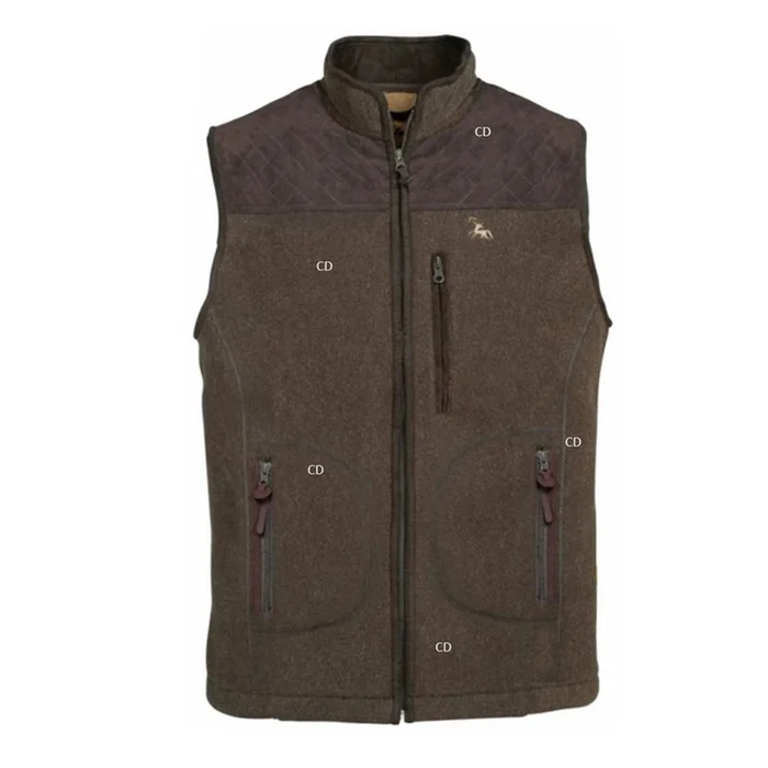 Gilet Polaire Zippé Homme Verney Carron Presly Evo Marron