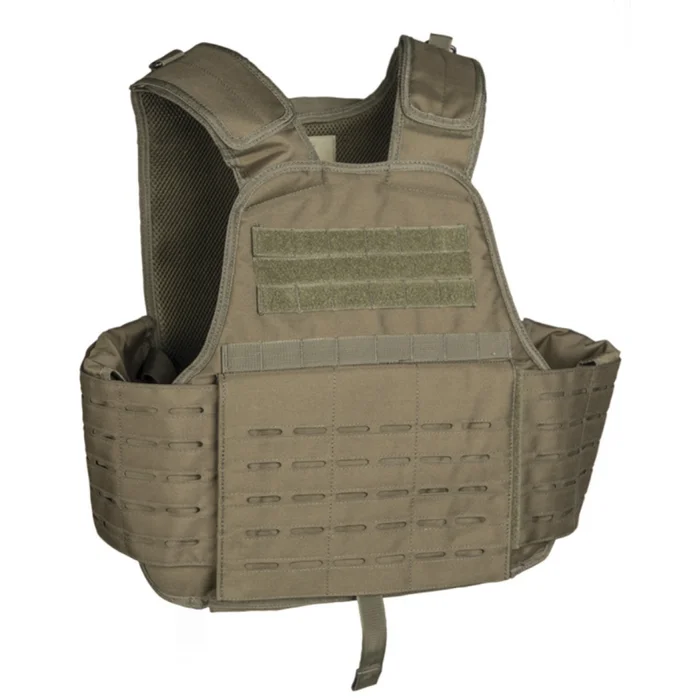 Gilet Porte-plaque CARRIER Laser Cut MIL-TEC Vert