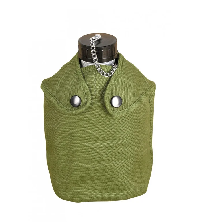 Gourde militaire avec housse