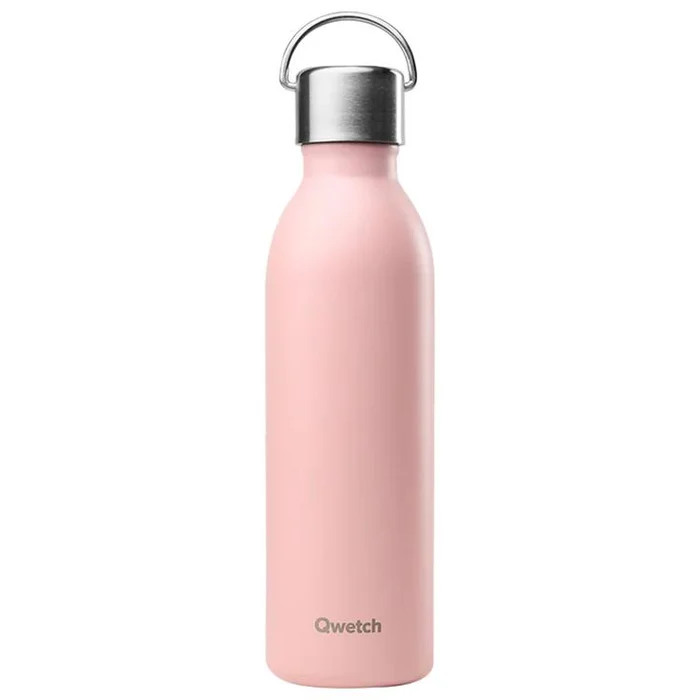 Gourde Qwetch Active 600ml Matt Pastel Rose