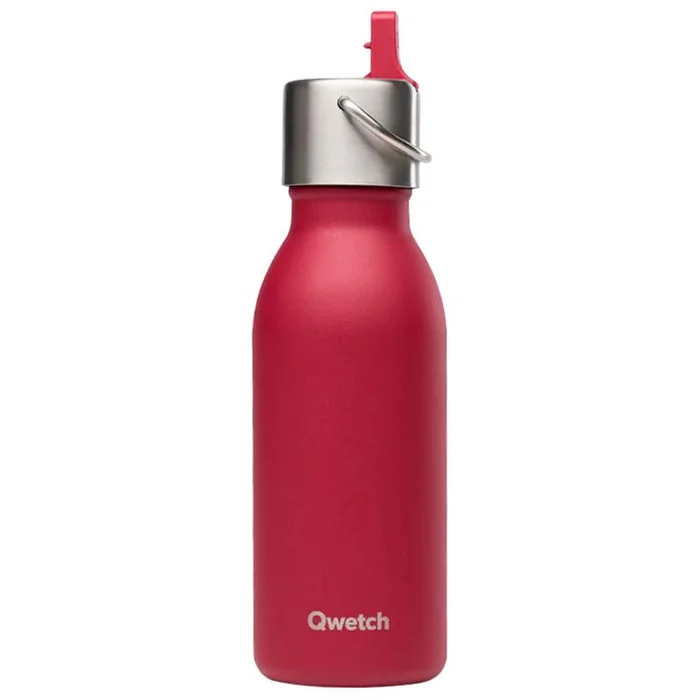 Gourde Qwetch Kids 350 ml Sport Active Matt Grenat