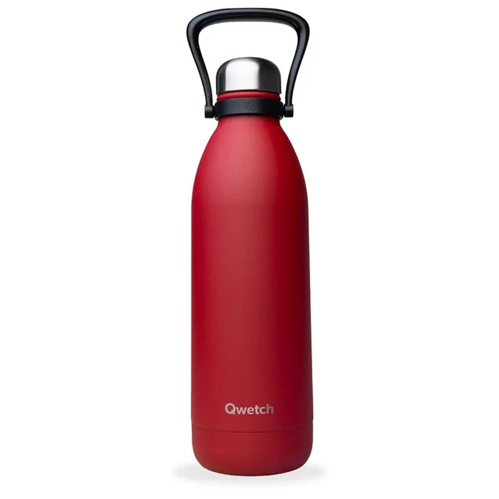 Gourde Qwetch Titan 1.5L Matt Granite Rouge