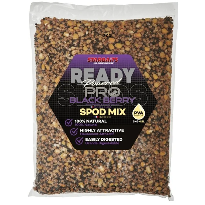 Graines Cuites Starbaits Ready Seeds Spod Mix Pro Blackberry 3Kg
