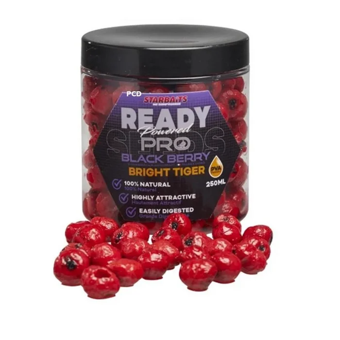 Graines Préparées Starbaits Ready Seeds Pro Bright Tiger Blackberry 250ML