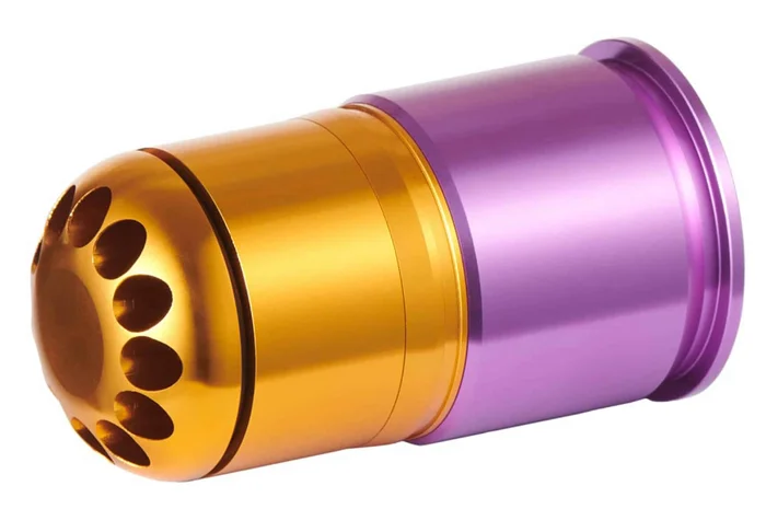 Grenade 40mm à gaz 60 BB’s Violet/Orange