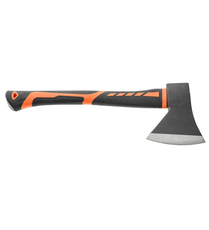 Hache tactique noir/orange 45 cm