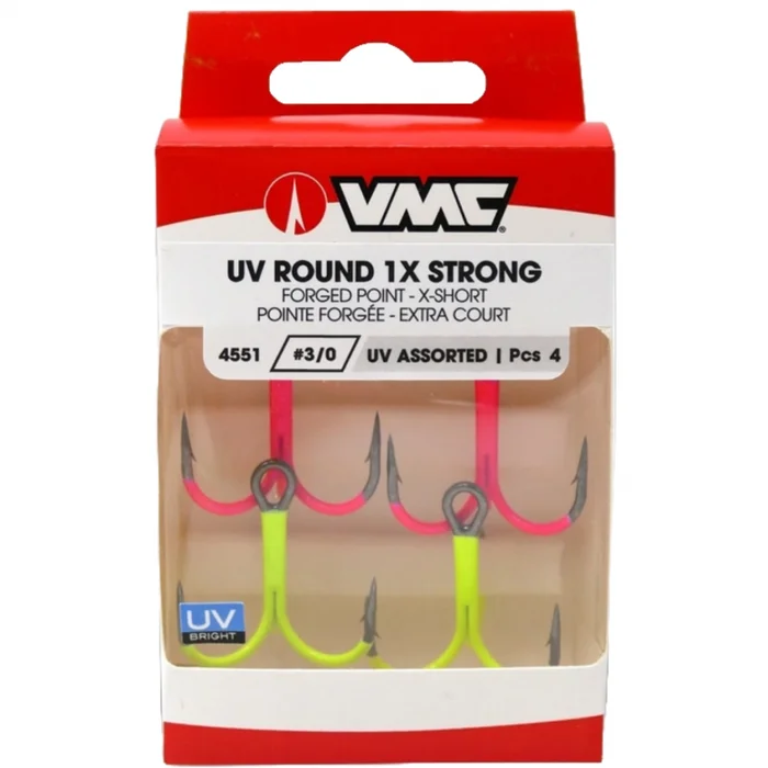 Hamecon Triple VMC 4551 UV Assorted X Strong