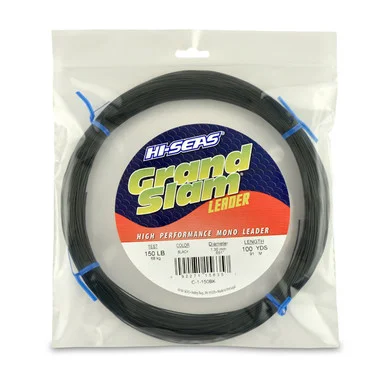 Hi Seas – Grand Slam Monofilament Leader – Noir – Bobine de 100yd