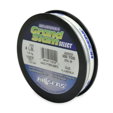 Hi Seas – Grand Slam Select Monofilament – Bleu Clair Fluorescent – Bobine de Remplissage