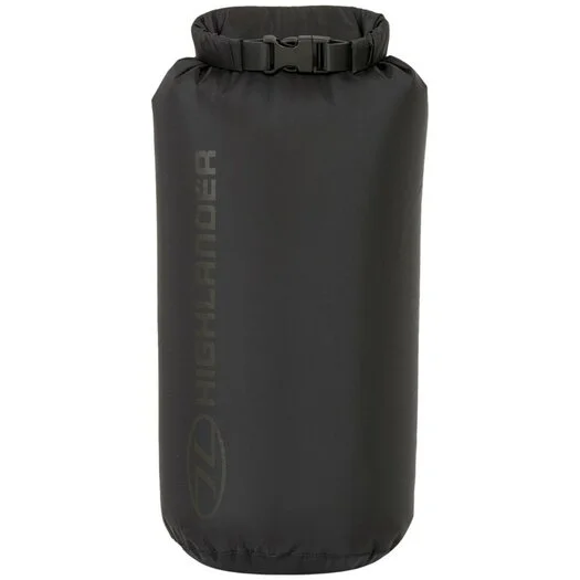 Highlander Drybag résistant à l’eau Lightweight V2, 8L, noir