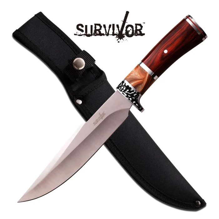 HK-784 SURVIVOR FIXED BLADE KNIFE 12″ OVERALL