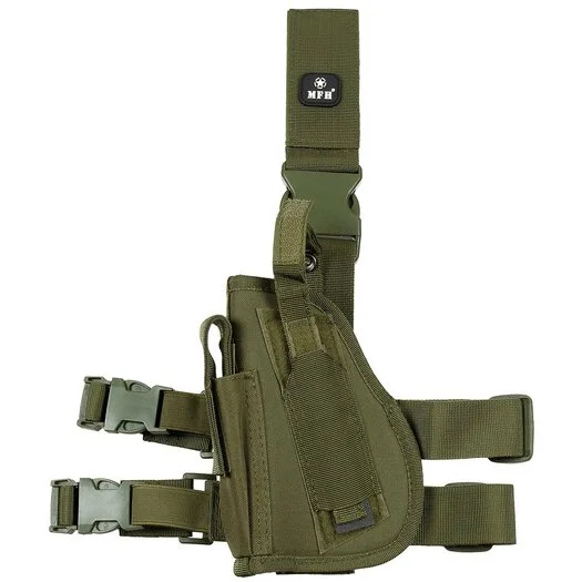 Holster de jambe MFH, gauche, vert olive