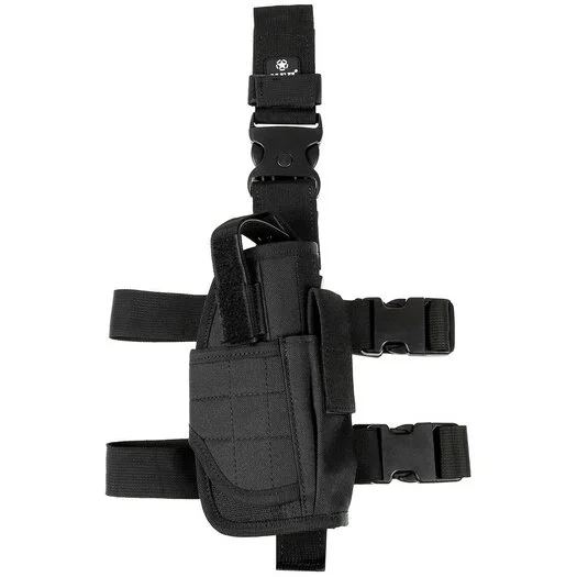 Holster de jambe universel MFH réglable, droit, noir