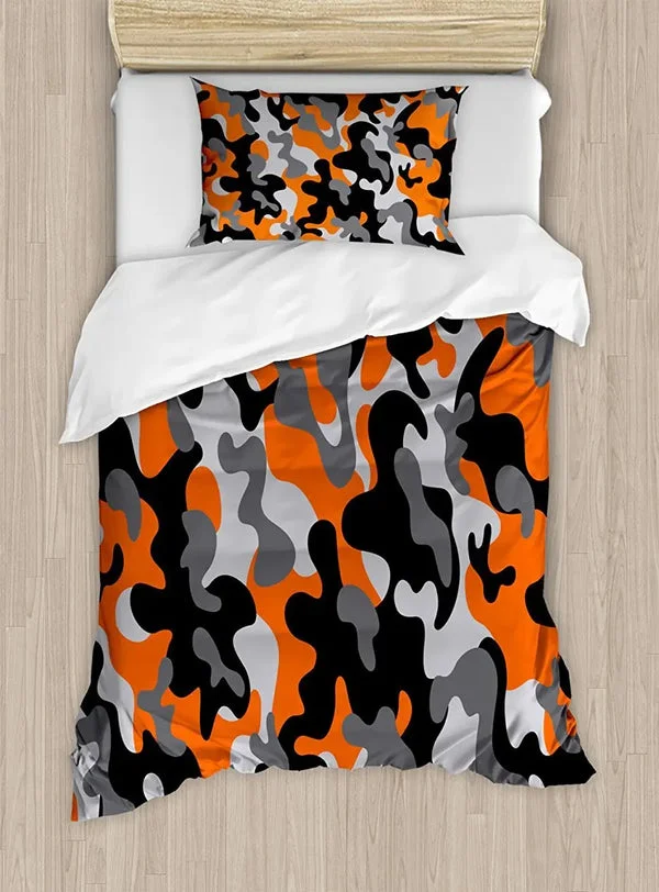 HOUSSE DE COUETTE MILITAIRE – CAMOUFLAGE ARTISTIQUE