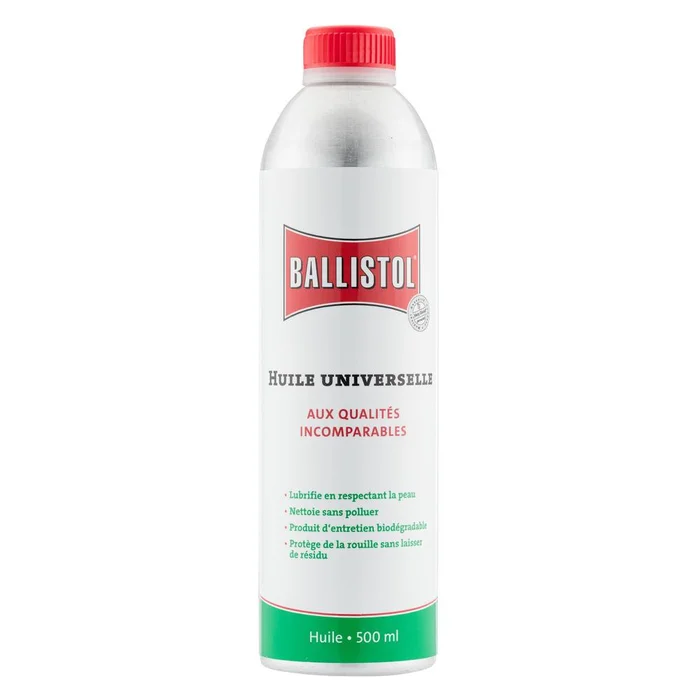Huile Universelle Ballistol 500 ml – Multi-Usage – Protection et Entretien – Pour Chasse et Outdoor