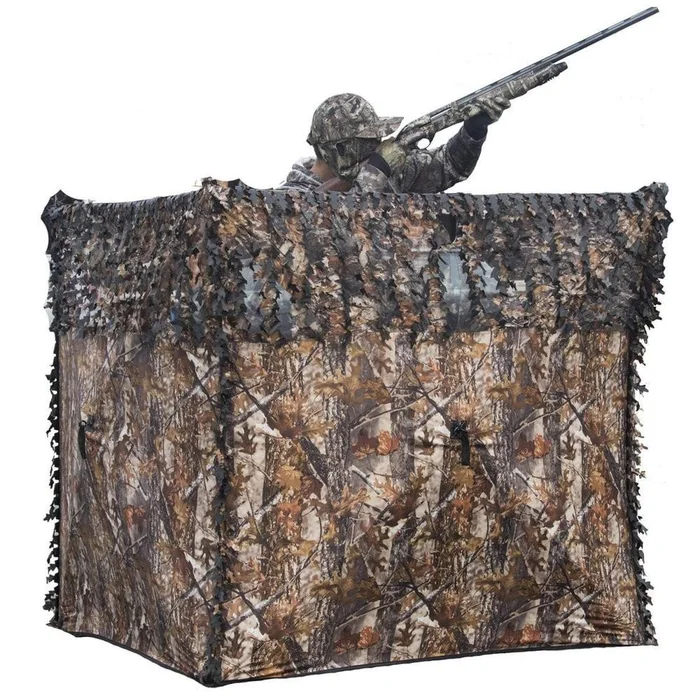 Hutteau Camouflage – Ouverture Rapide – Discrétion Renforcée – Installation Facile en Sous-Bois