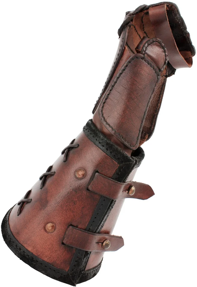 IF-10140551 – LARP EPIC ARMORY Gant de protection en cuir, main gauche NOIR