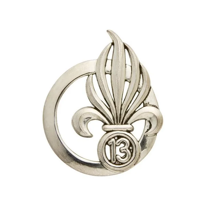 Insigne de béret ARGENT LÉGION 13E DBLE