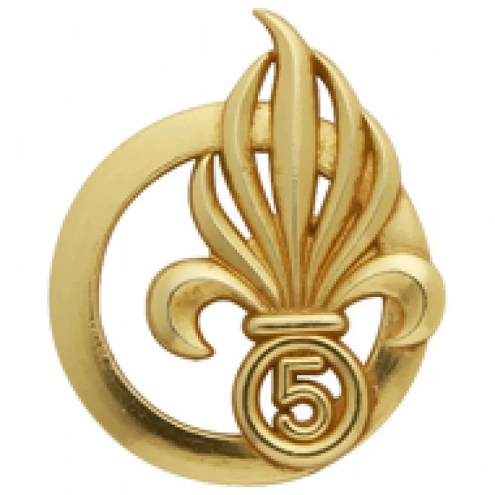 Insigne Militaire Légion Étrangère 5ème Régiment Étranger d’Infanterie