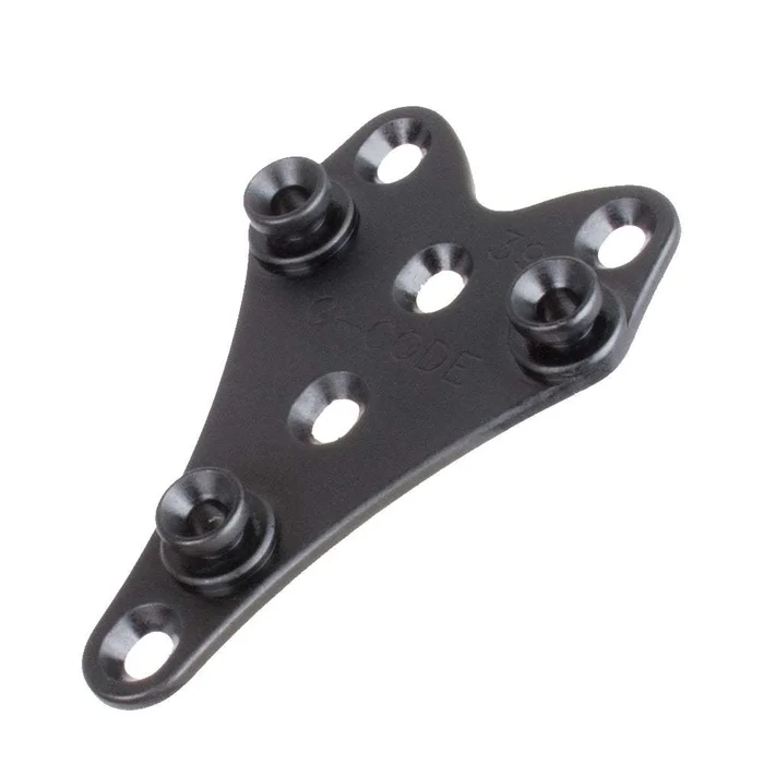 Interface RTI pour holster Safariland/SERPA/Blade Tech Noir/Alu
