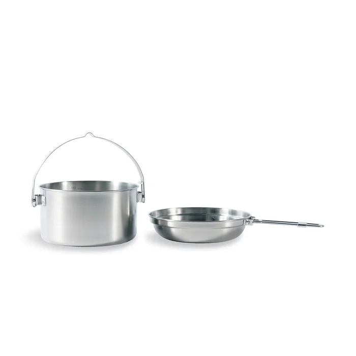 KETTLE – Casserole avec poêle intégré Tatonka – 1.6L – Acier inox