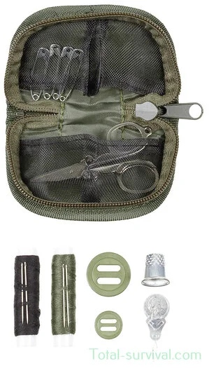 Kit de couture MFH, avec poche, vert olive
