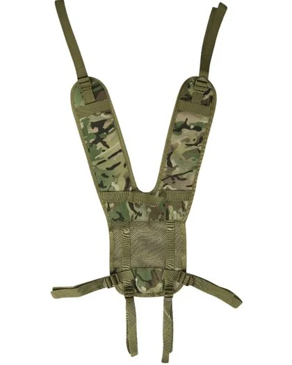 Kombat tactical bretelles en sangle PLCE pour ensemble de transport de charges, BTP multicam