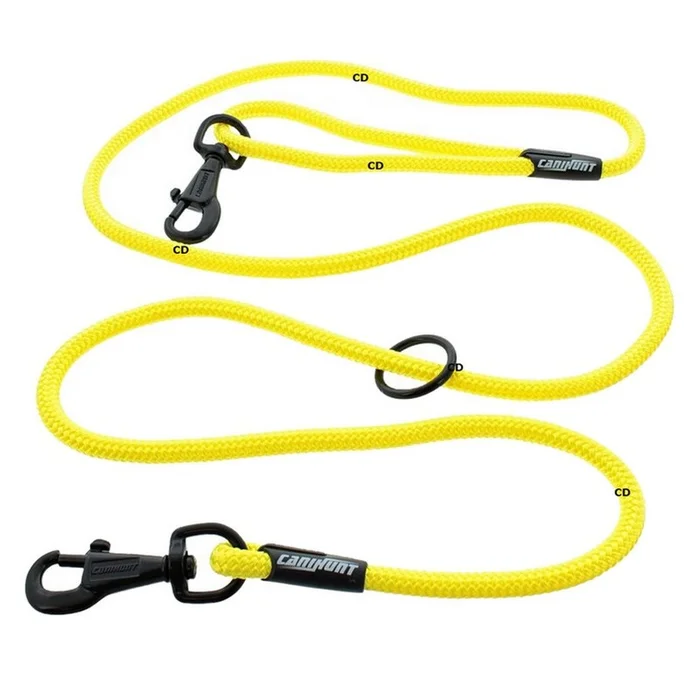 Laisse Approche Ronde Canihunt ALP Jaune 180CM
