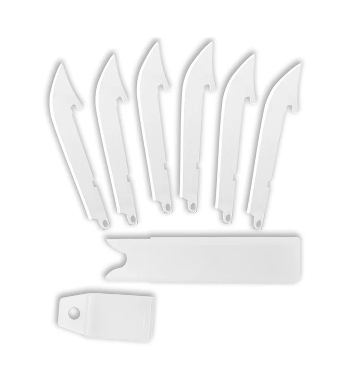 Lames de rechange pour couteau Accusharp Razor 8,9 cm x6
