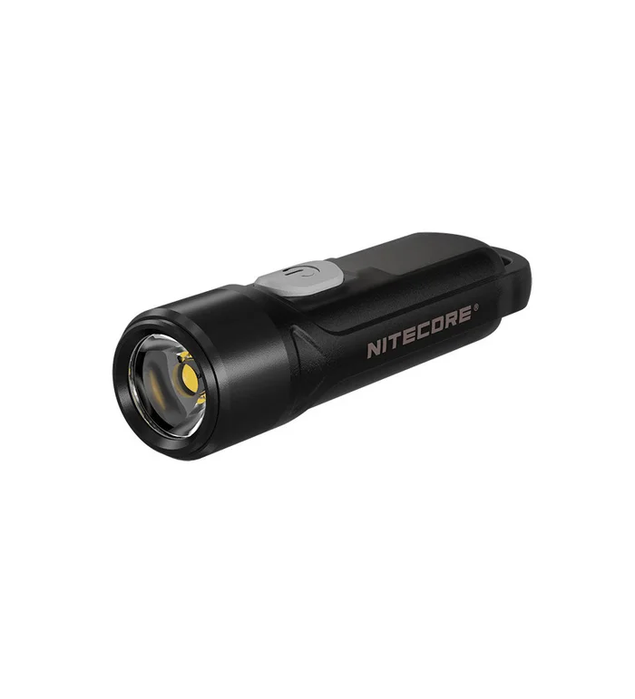 Lampe porte-clé TIKI LE Noire – 300Lm – Mode : Bleu/Rouge