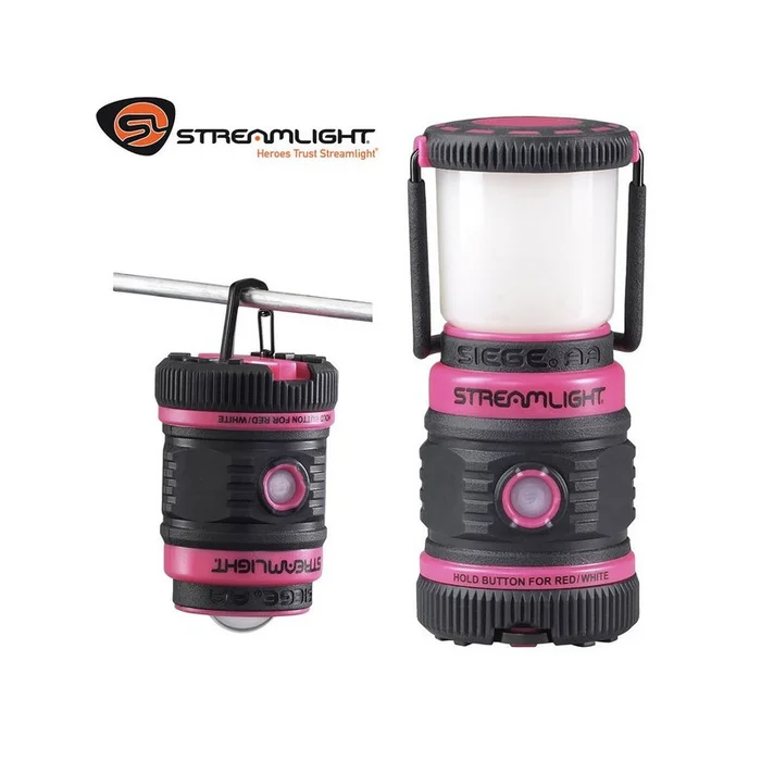 LAMPE STREAMLIGHT SIEGE AA AVEC BASE MAGNETIQUE ROSE