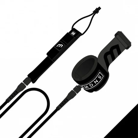 Leashes SurfMadness Long leash black 7mm