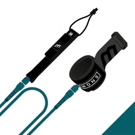 Leashes SurfMadness Regular leash Petrol 7mm